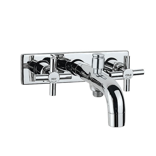 TWO CONCEALED STOP COCK WITH SPOUT BUTTON SOL-CHR-6437 JAQUAR