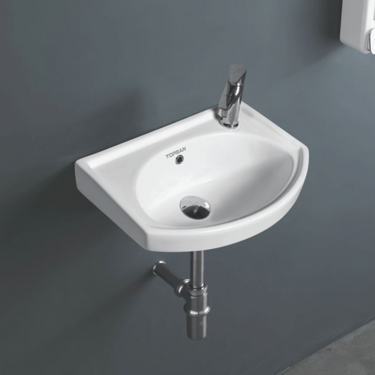 WASH BASIN ONLY WALL ANCHOR 450X300MM 18X12"  TOPSAN
