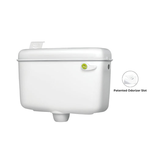 PVC CISTERN SLEEK ESSENCE SINGLE FLUSH HINDWARE